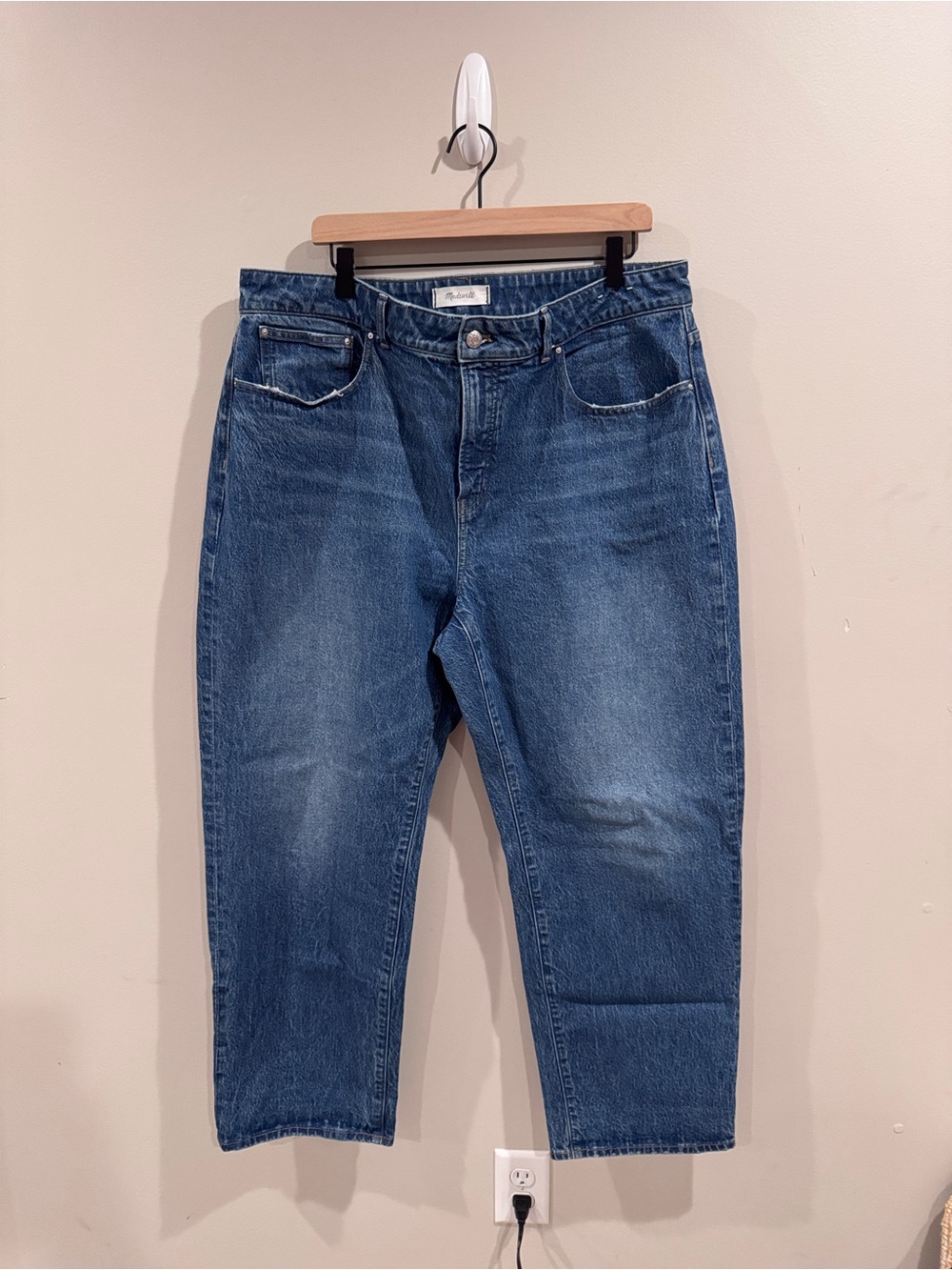 Madewell The Curvy Longline Straight Jean 16W